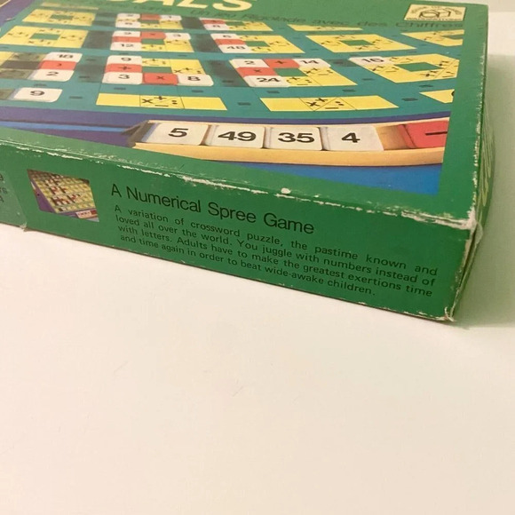 Vintage 1970s Equals Board Game A Numerical Spree Game Waddingtons Incomplete - Picture 3 of 13